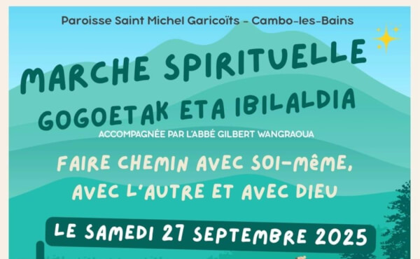 Marche spirituelle le 27 septembre 2025